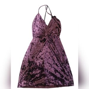 Zara velvet dress XS NWT